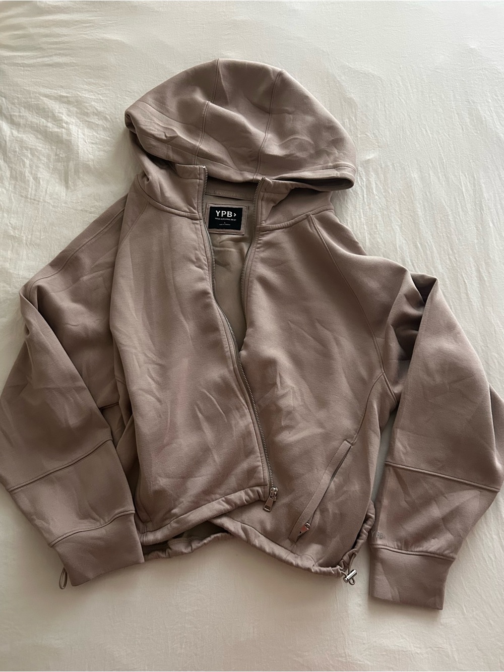 Women’s YPB Abercrombie and Fitch Zip-Up Hoodie Size Large - Picture 2 of 6